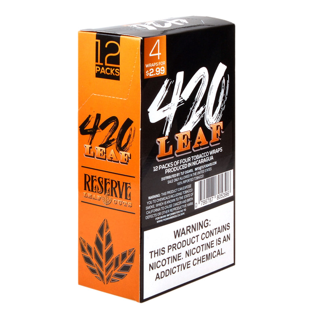 420 Leaf Wraps, 12x4 $2.99 Pre-Priced, Reserve