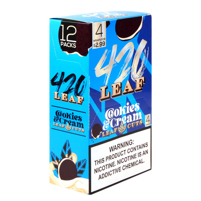 420 Leaf Wraps, 12x4 $2.99 Pre-Priced, Cookies & Cream