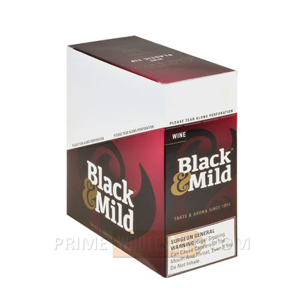 Middleton's Black & Mild Wine Cigars 10 Packs of 5