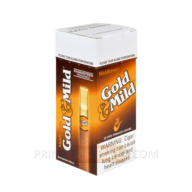 Middleton's Black & Mild Gold & Mild Cigars Box of 25
