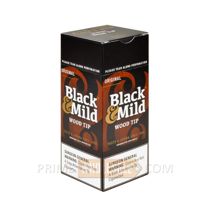 Middleton's Black & Mild Wood Tip Cigars Box of 25
