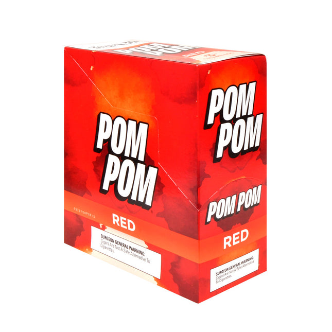 Pom Pom Cigarillos $1.39 Pre Priced 15 Packs of 3 Cigars Sweet(Red)