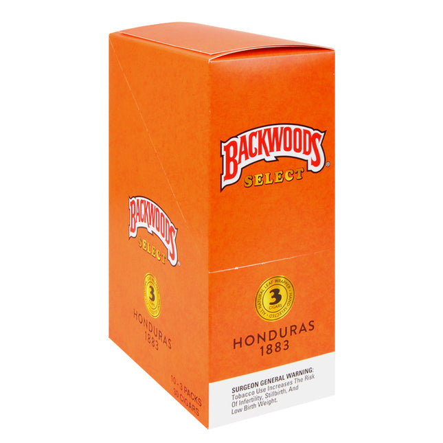 Backwoods Select Honduras 1883 Cigars 10 Packs of 3