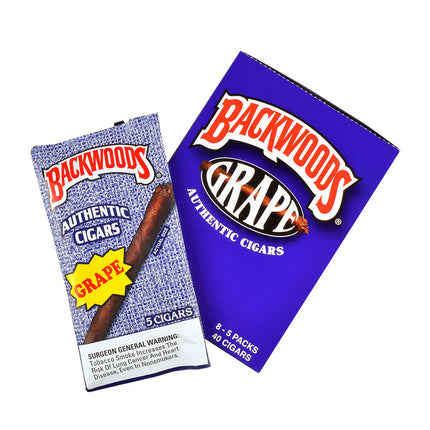 Backwoods Grape Cigars 8 Packs of 5