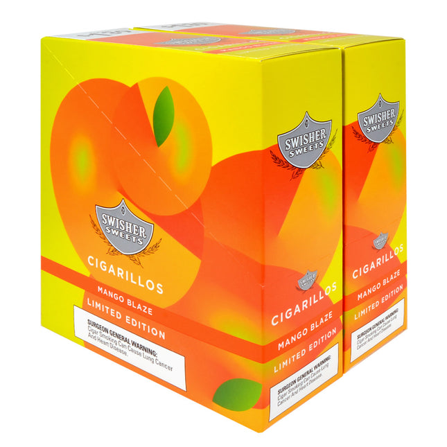 Swisher Sweets Mango Blaze Cigarillos 1.39 Pre-Priced 30 Packs of 2