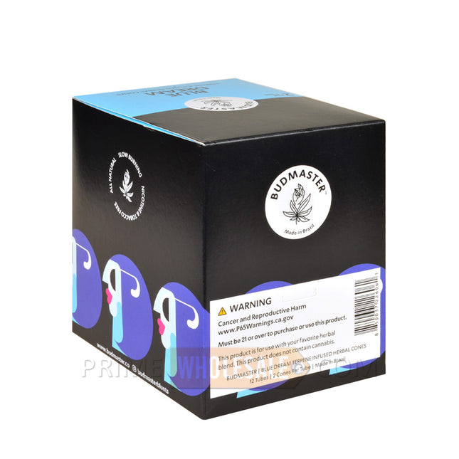 Budmaster Terpene Infused Herbal Cones Blue Dream 12 Tubes of 2