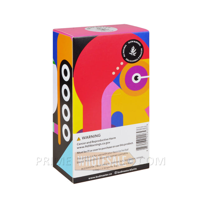 Budmaster Terpene Infused Herbal Wraps Skunk 12 Bags of 5