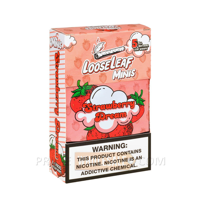 Loose Leaf Minis Strawberry Dream Wraps 8 Packs of 5