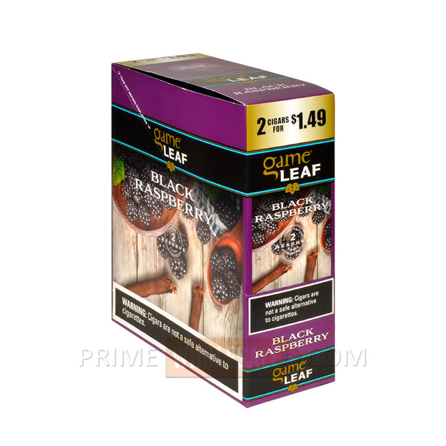 Game Leaf Cigarillos 1.49 Pre-Priced 15 Packs of 2 Black Raspberry