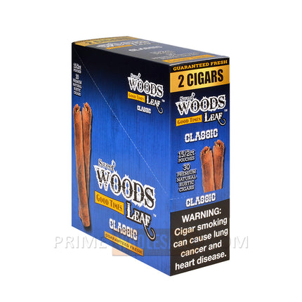 Good Times Sweet Woods Leaf Cigars Classic 15 Packs of 2