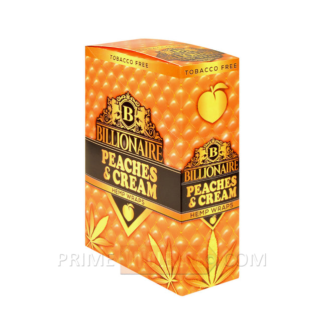 Billionaire Hemp Wraps Peaches & Cream 25 Packs of 2