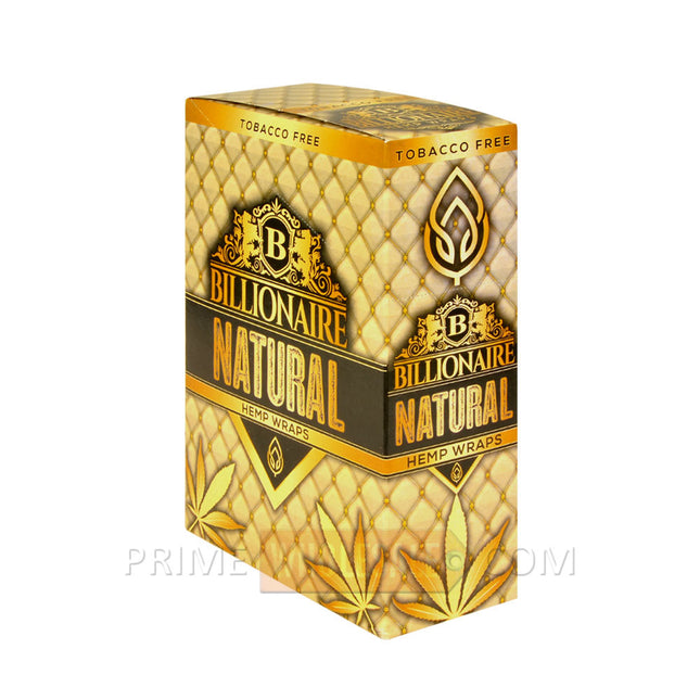 Billionaire Hemp Wraps Natural 25 Packs of 2