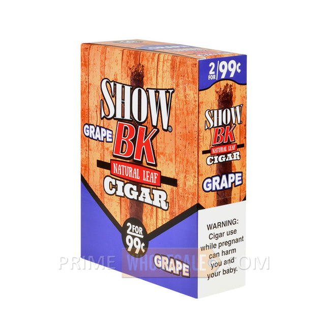 Show BK Cigarillos Grape 99c Pre-Priced 15 Packs of 2