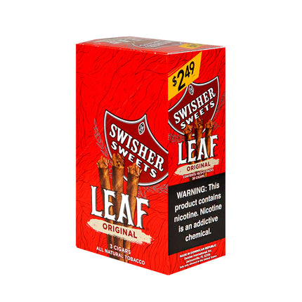 Swisher Sweets Leaf Original Cigars 3 for 2.49 Pre-Priced 10 Packs of 3