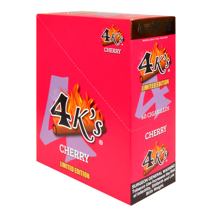 4 Kings Cigarillos 15 Packs of 4 Pre-Priced 1.39 Cherry