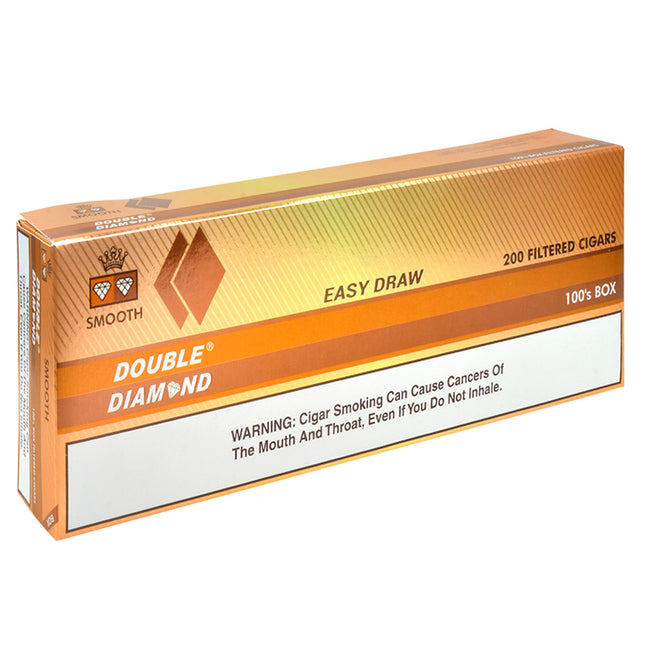 Double Diamond Smooth Filtered Cigars 10 Packs of 20