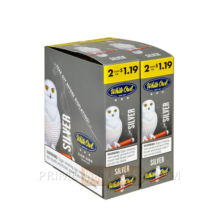 White Owl Silver Cigarillos 1.19 Pre-Priced 30 Packs of 2