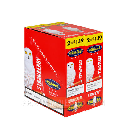 White Owl Strawberry Cigarillos 1.19 Pre-Priced 30 Packs of 2