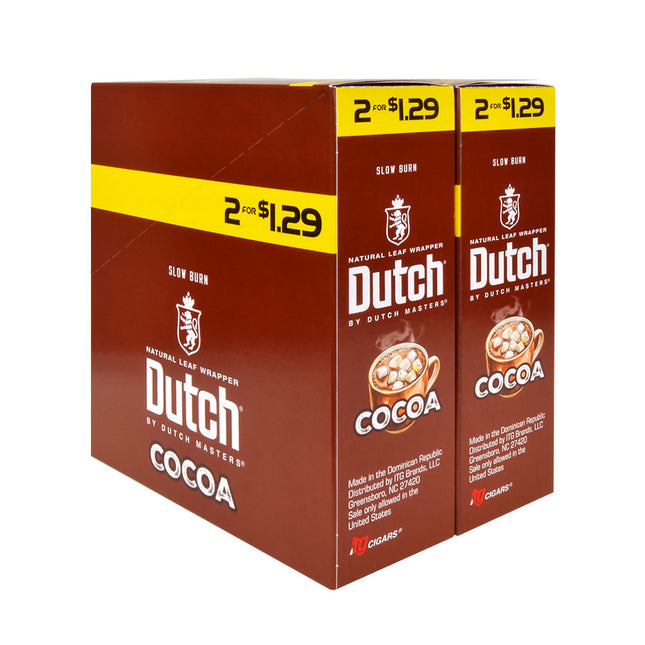 Dutch Masters Foil Cocoa 1.29 Pre-Priced Cigarillos 30 Packs of 2