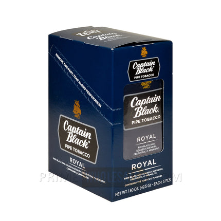 Captain Black Royal Pipe Tobacco 5 Pouches of 1.5 oz.