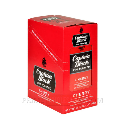 Captain Black Cherry Pipe Tobacco 5 Pouches of 1.5 oz.