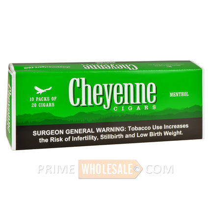 Cheyenne Menthol Filtered Cigars 10 Packs of 20