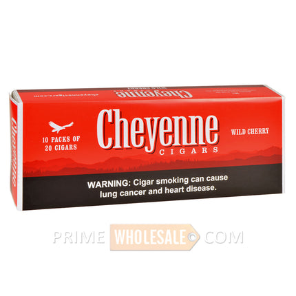 Cheyenne Wild Cherry Filtered Cigars 10 Packs of 20