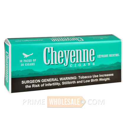 Cheyenne Extreme Menthol Filtered Cigars 10 Packs of 20