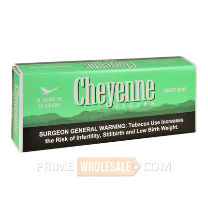 Cheyenne Sweet Mint Filtered Cigars 10 Packs of 20
