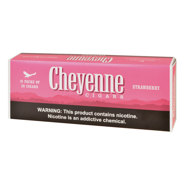 Cheyenne Strawberry Filtered Cigars 10 Packs of 20
