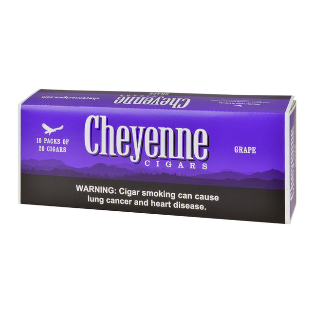 Cheyenne Grape FIltered Cigars 10 Packs of 20