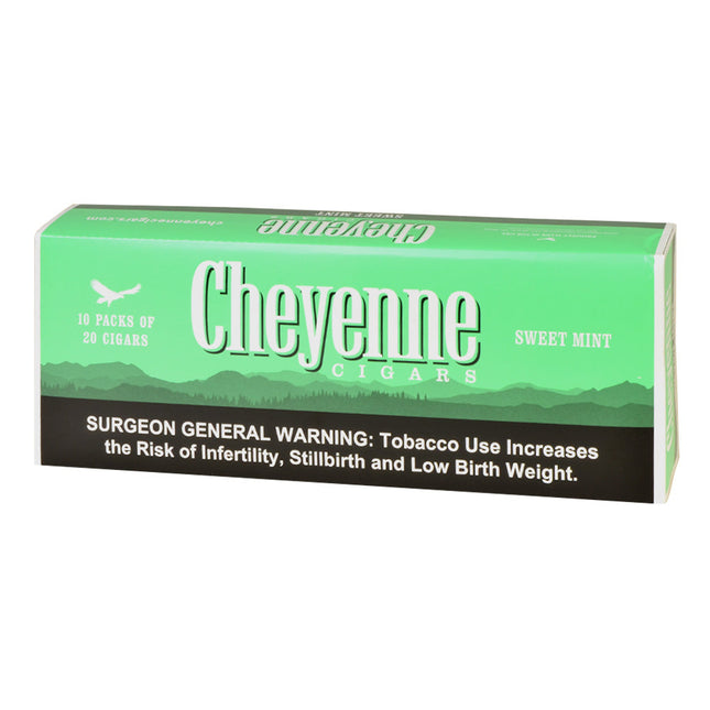 Cheyenne Sweet Mint Filtered Cigars 10 Packs of 20