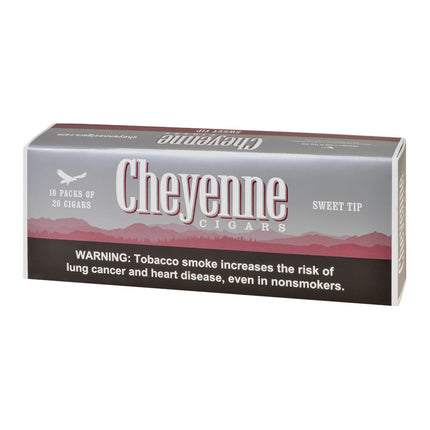 Cheyenne Sweet Tip Filtered Cigars 10 Packs of 20