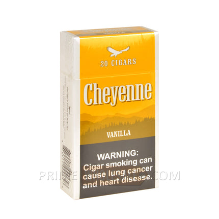 Cheyenne Vanilla Filtered Cigars 10 Packs of 20