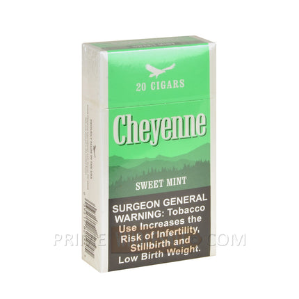 Cheyenne Sweet Mint Filtered Cigars 10 Packs of 20