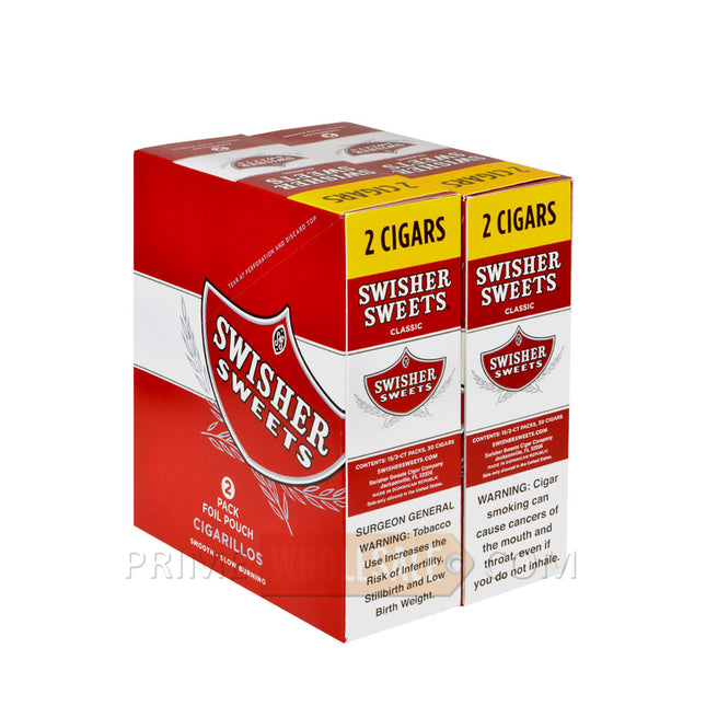 Swisher Sweets Regular Cigarillos 30 Packs of 2