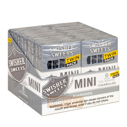 Swisher Sweets Diamonds Twin Pack Mini Cigarillos 20 Packs of 6