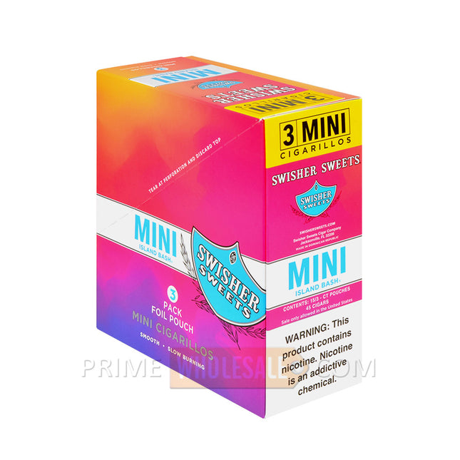 Swisher Sweets Island Bash Mini Cigarillos 15 Packs of 3