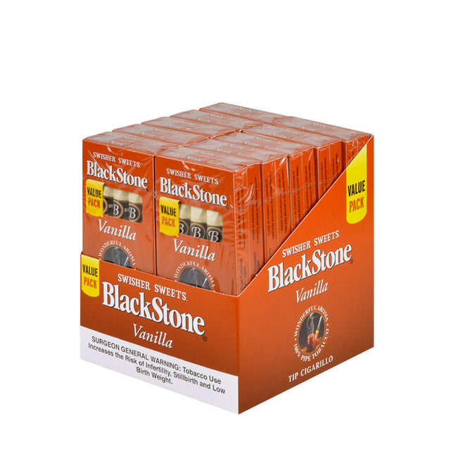 Blackstone Tip Vanilla Cigarillos 20 Packs of 5