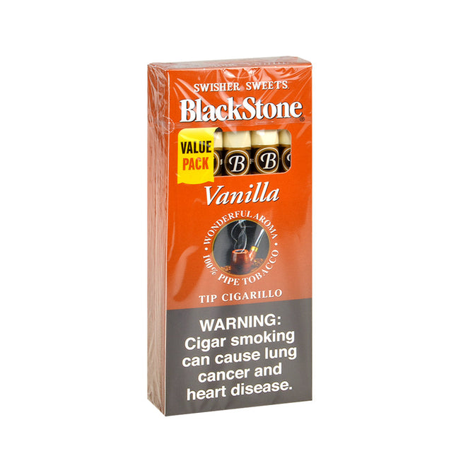 Blackstone Tip Vanilla Cigarillos 20 Packs of 5