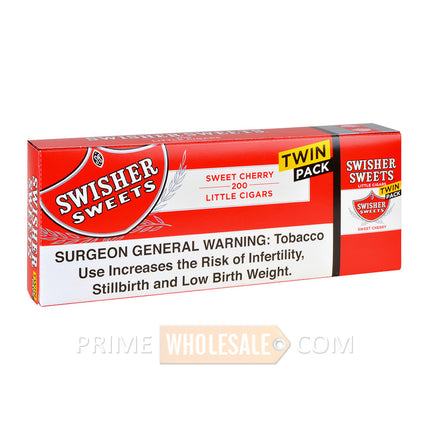 Swisher Sweets Sweet Cherry Filtered Cigars 100mm 5 Packs of 40