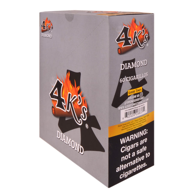 4 Kings Cigarillos 15 Packs of 4 Pre-Priced 1.49 Diamond