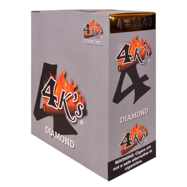 4 Kings Cigarillos 15 Packs of 4 Pre-Priced 1.49 Diamond