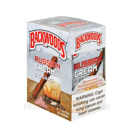 Backwoods Russian Cream Cigars 8 Packs of 5