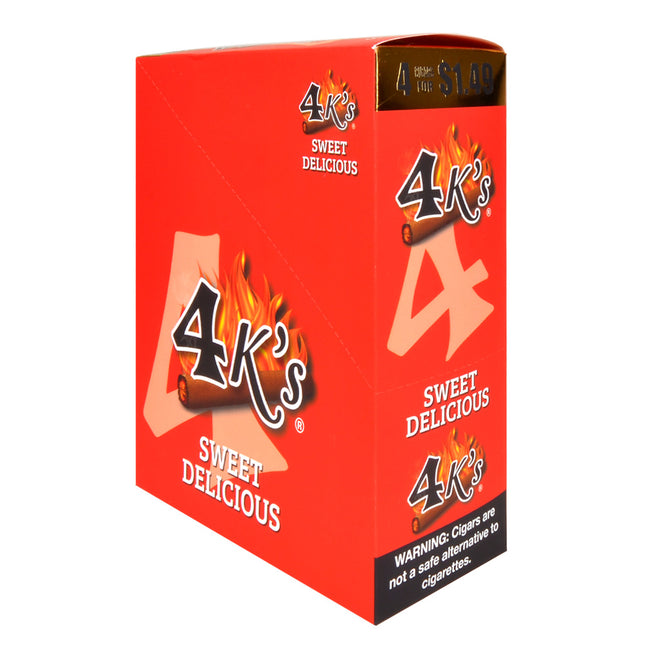 4 Kings Cigarillos 15 Packs of 4 Pre-Priced 1.49 Sweet Delicious