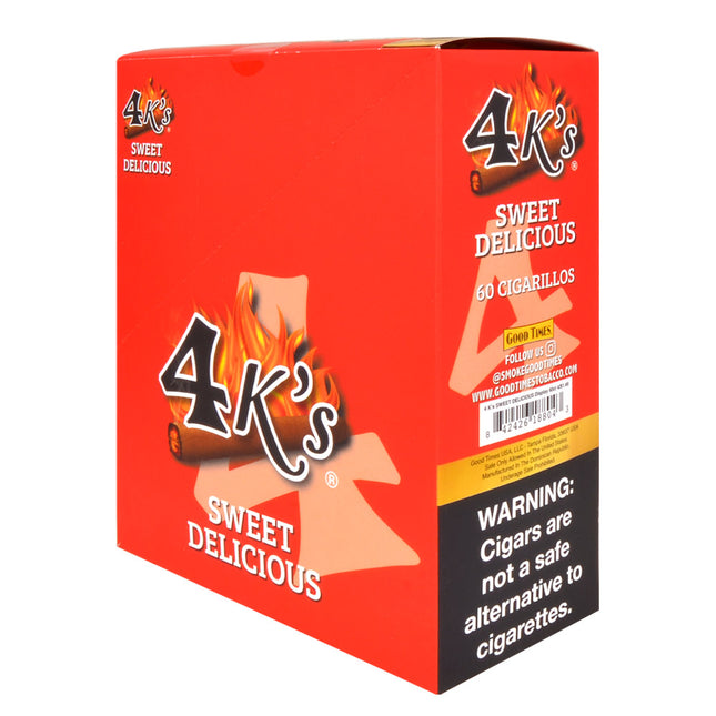 4 Kings Cigarillos 15 Packs of 4 Pre-Priced 1.49 Sweet Delicious