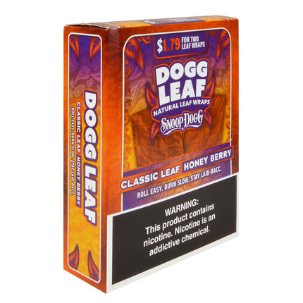 Dogg Leaf Honey Berry Leaf Wraps, 15 packs of 2, Pre-Priced $1.79