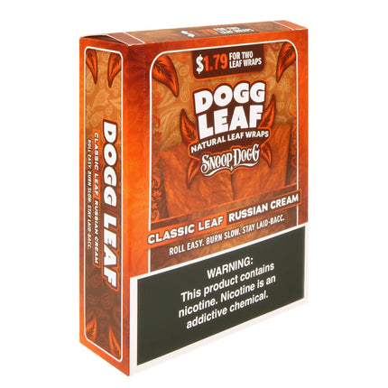 Dogg Leaf Russian Cream Leaf Wraps, 15 packs of 2, Pre-Priced $1.79