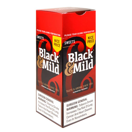 Middleton's Black & Mild Sweets Nice Price Cigars Box of 25