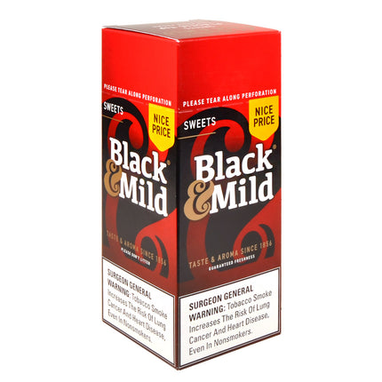 Middleton's Black & Mild Sweets Nice Price Cigars Box of 25